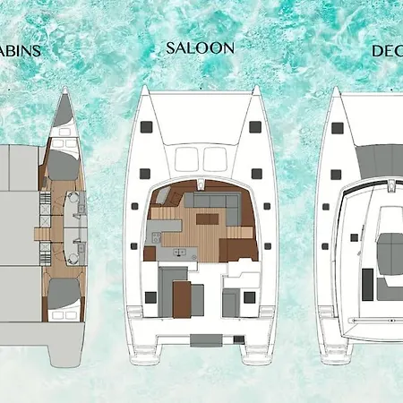 Luxe Crewed Catamaran, Sailing Mangofloat, Croatia * スプリト